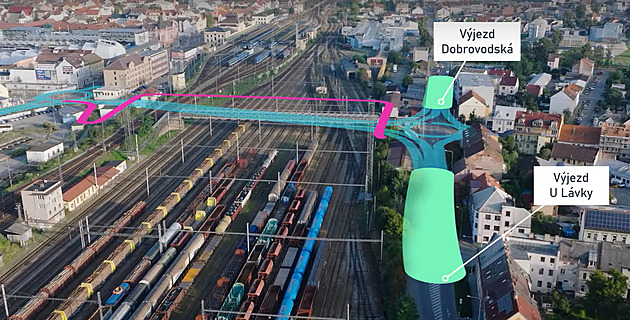 Tunel pod železnicí v Budějovicích získal povolení, kritici očekávají problémy