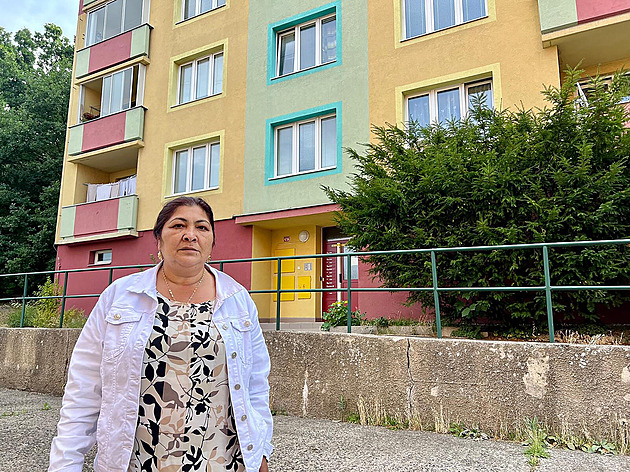 Do díry ve zdi jsem strčila ruku, říká obyvatelka „ujíždějícího“ paneláku