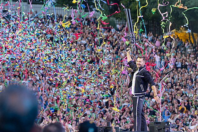 Marek Ztracený rozvášnil plzeňský amfiteátr, s dojetím vzpomínal na tátu