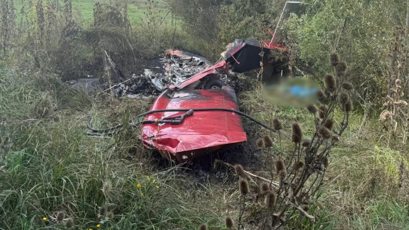 Tragický pád letadla na Slovensku: Zemřeli dva muži, mezi nimi i voják Attila