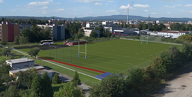 Škváru nahradí v Českých Budějovicích ragbyové hřiště, proměna spolkne miliony