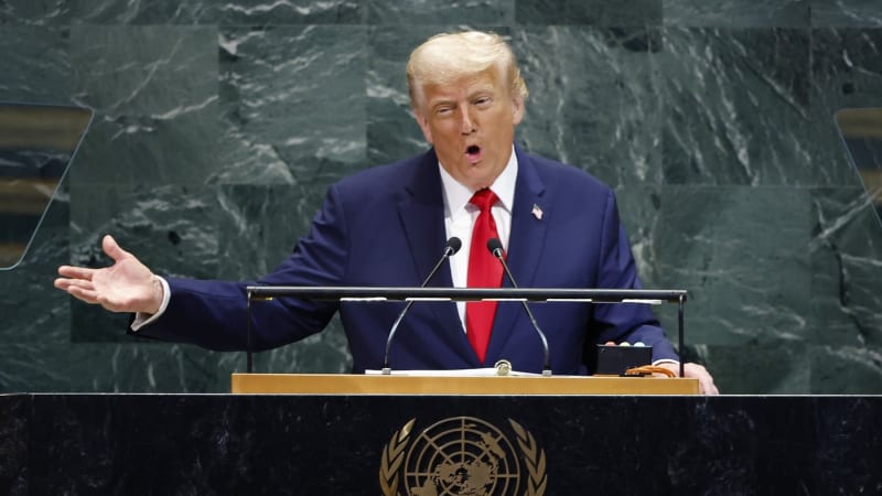 Financujete válku proti sobě, to je neomluvitelné. Trump při projevu v OSN sepsul Evropu