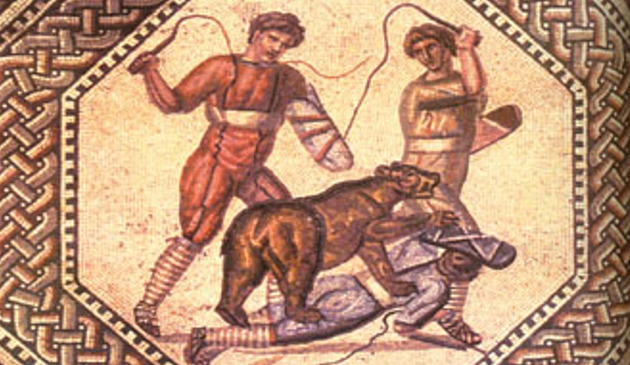 Čelil gladiátorům. O brutální zábavě starého Říma svědčí lebka medvěda