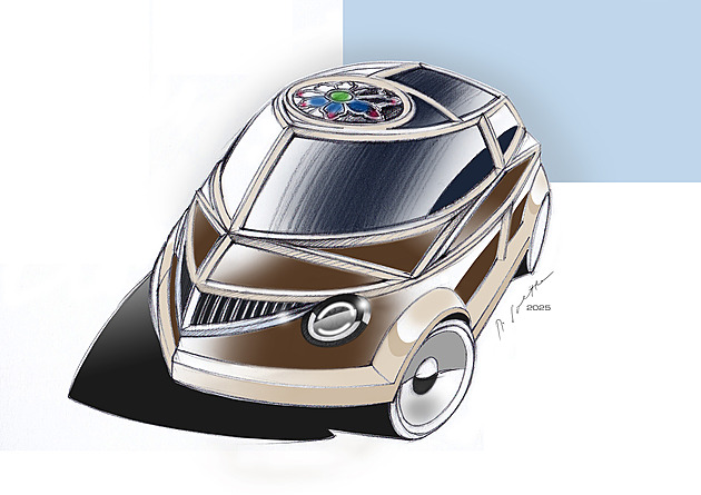 To tu ještě nebylo. Gotické auto českého designéra a auta od umělé inteligence