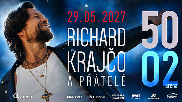 Richard Krajčo slaví 50. narozeniny květnovým velkolepým koncertem v O2 areně